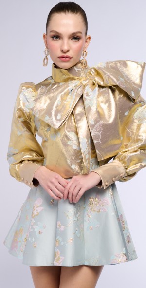 akira metallic dress MADE IN METALLICS MAXI DRESS