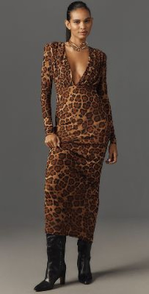 knee length dresses for ladies Beck Maxi Dress Mesh - Amour - Size M main image 0