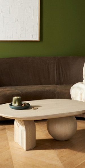 Anthropologie - Sonali Oval Coffee Table