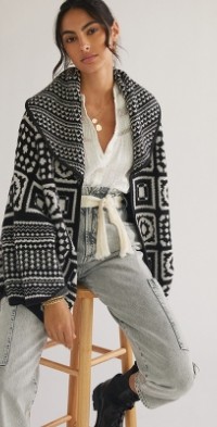 patchwork kimono cardigan