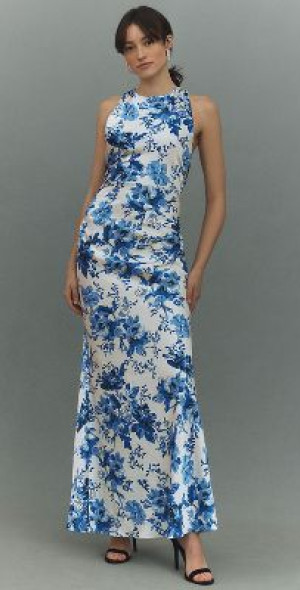 BHLDN - Mariella Sleeveless High-Neck Maxi Gown