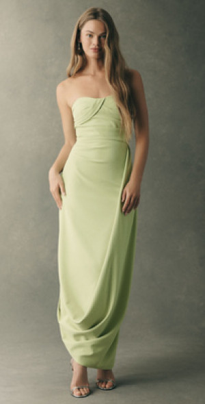 green metallic wrap dress 4Si3Nna Weila Stripe Long Sleeve At Nordstrom Rack Long floral dress main image 1