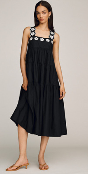 moulinette soeurs embroidered dress FARM Rio Flowers Arch Off-White Maxi Dress Flowers Arch Off White / XS main image 1