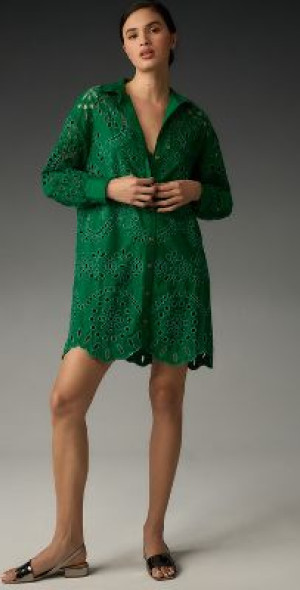 chinese dress ladies Anthropologie Dress Womens Small Blue V-Neck Long Sleeve Short Belted   Luxe Fashion Finds