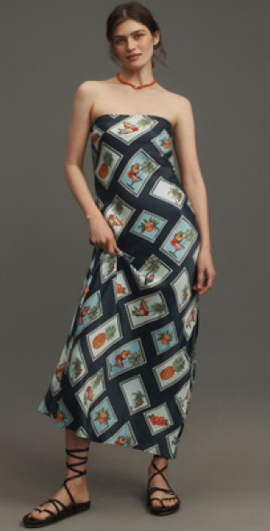chinese dress ladies Conditions Apply Golden Chance Wrap Tank Dress main image 1
