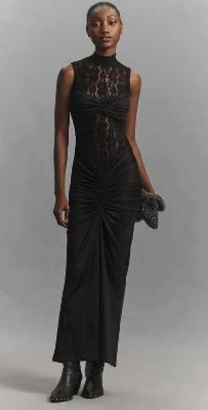Delfi Collective - Addison Sheer Lace Maxi Dress