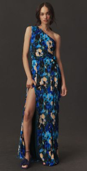 Dress The Population - Bella One-Shoulder Maxi Dress