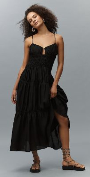 Endless Rose
 Tiered Midi Skirt main image 0