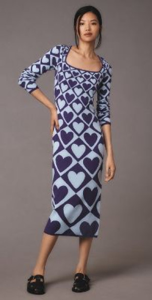 slim fit dress slacks Daily Practice by Anthropologie Long-Sleeve Sporty Sweater Dress
