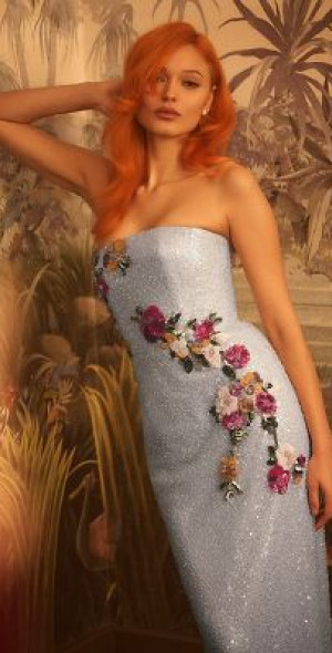 helsi silvia strapless stretch sequin midi dress SILVIA Helsi