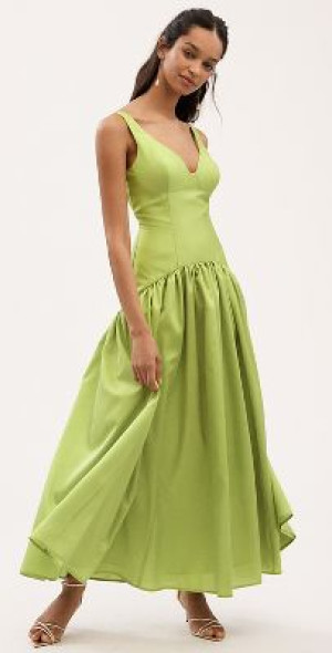 elegant white midi dress Hutch Carmel Strapless Maxi Dress main image 0