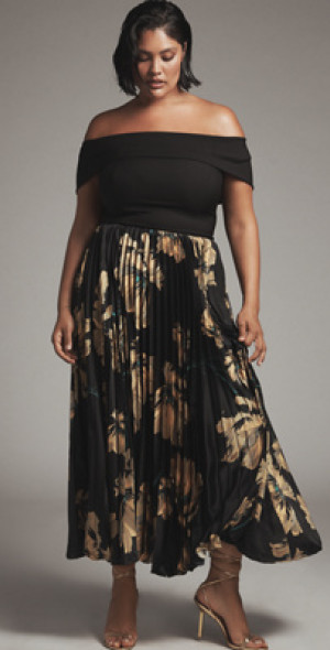 strapless open back dress Sharpe Twofer Sweater Top Dress main image 1