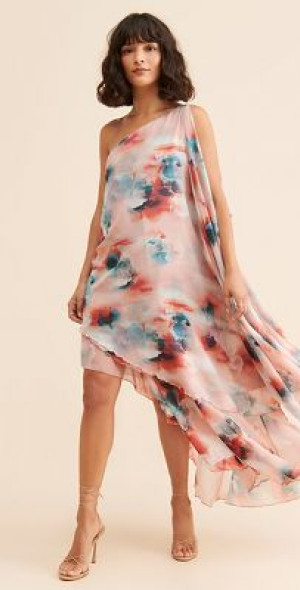 green emerald velvet dress Lane Embroidered Midi Dress in Cream main image 0