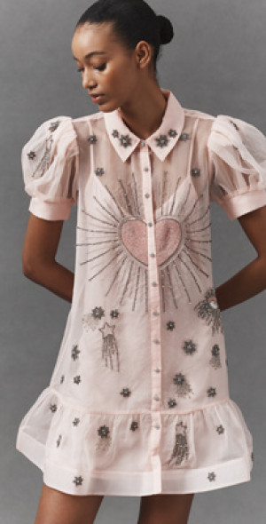 dress with lace details Devyn Lace Ruffle Bodycon Mini Dress • American Threads Boutique Dresses White / M main image 1