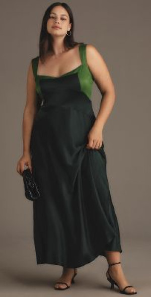 knee length dresses for ladies The Jocelyn Sleeveless Slip Midi Dress by Maeve main image 1