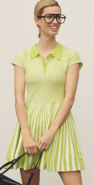 green emerald velvet dress Authentic Cream Crewneck Long Sleeve Fit and Flare Dress