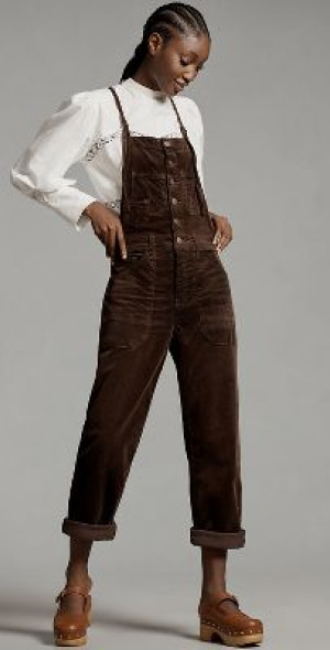 Pilcro Painters Corduroy Overalls