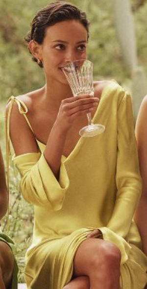 sofia asymmetrical ls maxi dress SKYE LUXURY V-NECK MAXI DRESS – Shop-Sofia main image 0