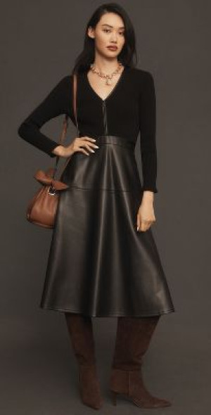 shoshanna denim twofer dress Shoshanna Denim Twofer Dress