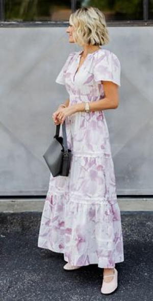 somerset dress HEARTLOOM Somerset Dress in White main image 1