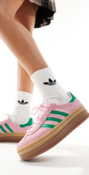 adidas gazelle silver green womens adidas Gazelle Indoor W JQ0194 main image 1