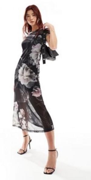 all saints black mesh dress AllSaints tank dress Please note that measurements Waist:30 Dalton Tallboy – Black