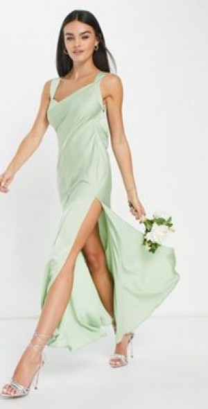 green emerald velvet dress Rent Asos Design Cotton Structured Prom Mini Dress With Corset Detail In  Light Green main image 1