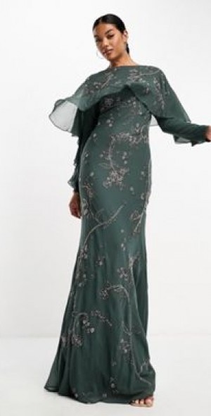 bling maxi dress DREA HOURGLASS RHINESTONE MAXI DRESS