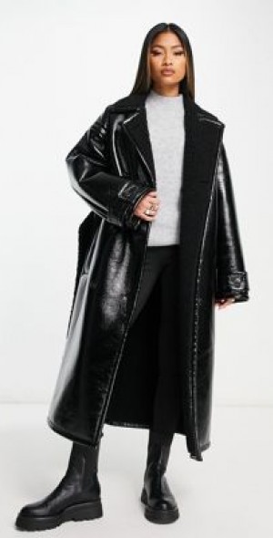 Laquan Smith Asos Vinyl Dress Latex Dress Asos Outlet