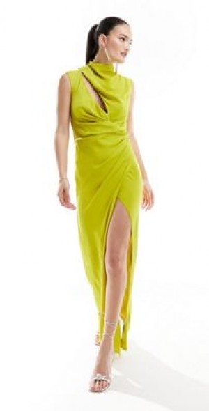 green dress evening wear Daphne main image 0