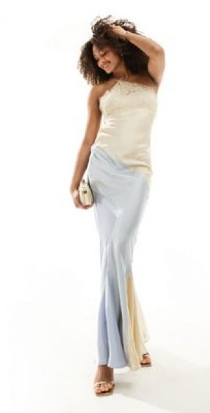 strapless open back dress Easter Color Block Button Down Dress – shoptipsytulip main image 0
