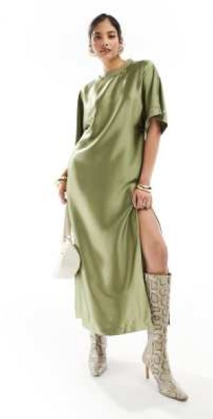 asos oversized dress ASOS Design - Maxi Dress - Women - Cotton - 12 US
