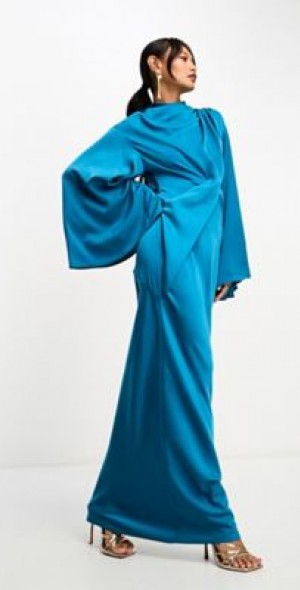 chinese dress ladies Furkat & Robbie Akila Kimono Wrap Dress main image 1