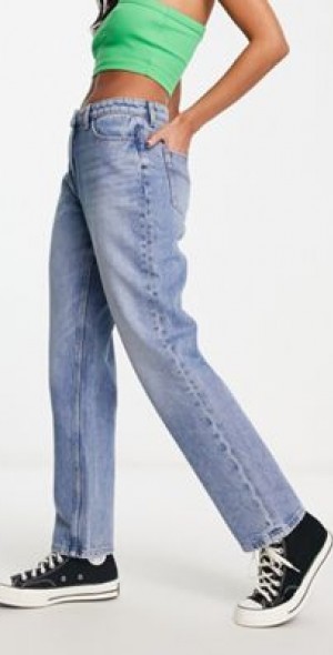 Collusion COLLUSION x006 mom jeans in blue