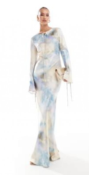 communion dress stores long island Long Sleeve and Silk Organza Made In Italy Communion Dress 6 / Off White main image 0