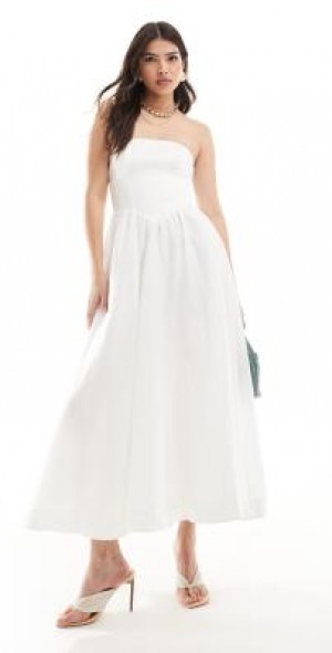 green emerald velvet dress Black Bandeau Drop Waist Maxi Dress | Dresses