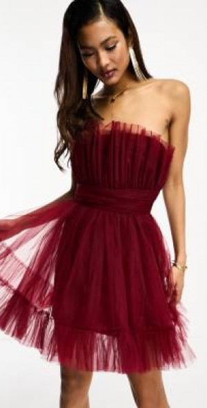 knee length dresses for ladies Montego Bandeau Dress