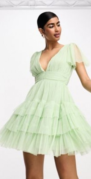 lace mother of bride dress A-Line Ankle Length Chiffon Mother of the Bride Dresses COCOMELODY CM0357, Coral