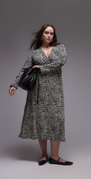 knee length dresses for ladies Aviva Smocked Midi Dress - Mango Stripe