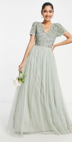 green emerald velvet dress Womens Maya Texture Dress Green main image 1