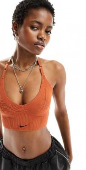 nike ribbed sports bra