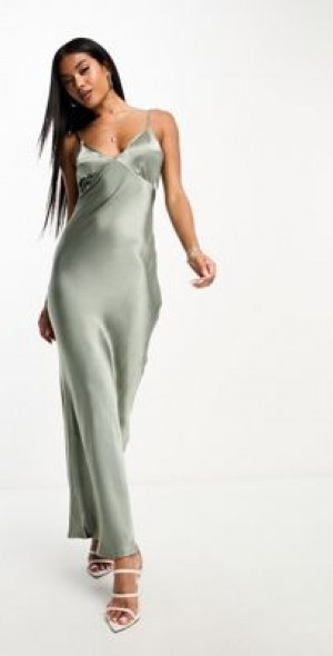 sndys green dress LAI MAXI DRESS APPLE / 3XL main image 1