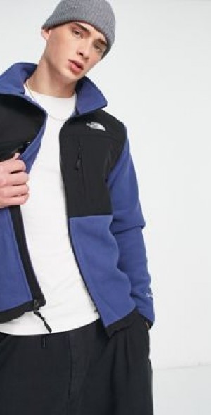 The North Face - Denali Polartec zip up fleece in shady blue