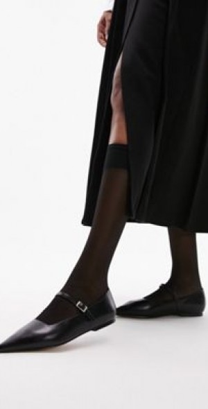 Pointed Toe Topshop Flat Shoes Topshop Pointed Toe Red Lace-Up