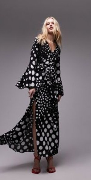 topshop printed button midi dress Topshop Horn Button Print Midi Dress US 4 NWT $95