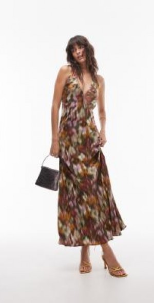 strapless open back dress Open Back Mock Neck Dress – Cuyana main image 0