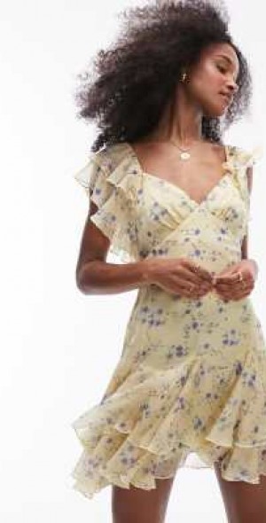 green emerald velvet dress Pink Petal Ombre Embroidered Dress Pink / S main image 0