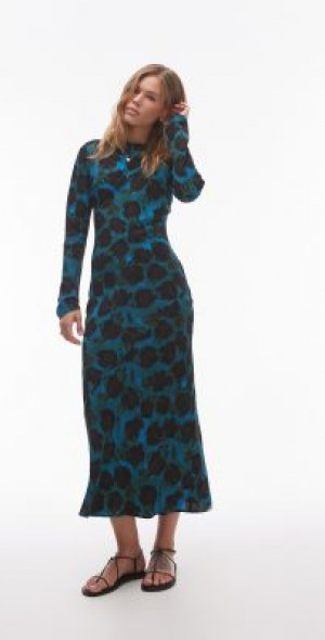 topshop long sleeve slash neck maxi dress in yellow Topshop long sleeve slash neck maxi dress in yellow