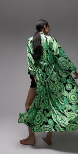 slim fit dress slacks Topshop satin bias halter neck open scoop back maxi dress in lime main image 0