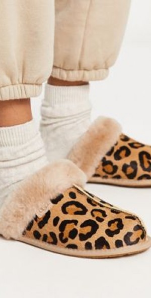 UGG Scuffette II slippers in leopard print-Multi